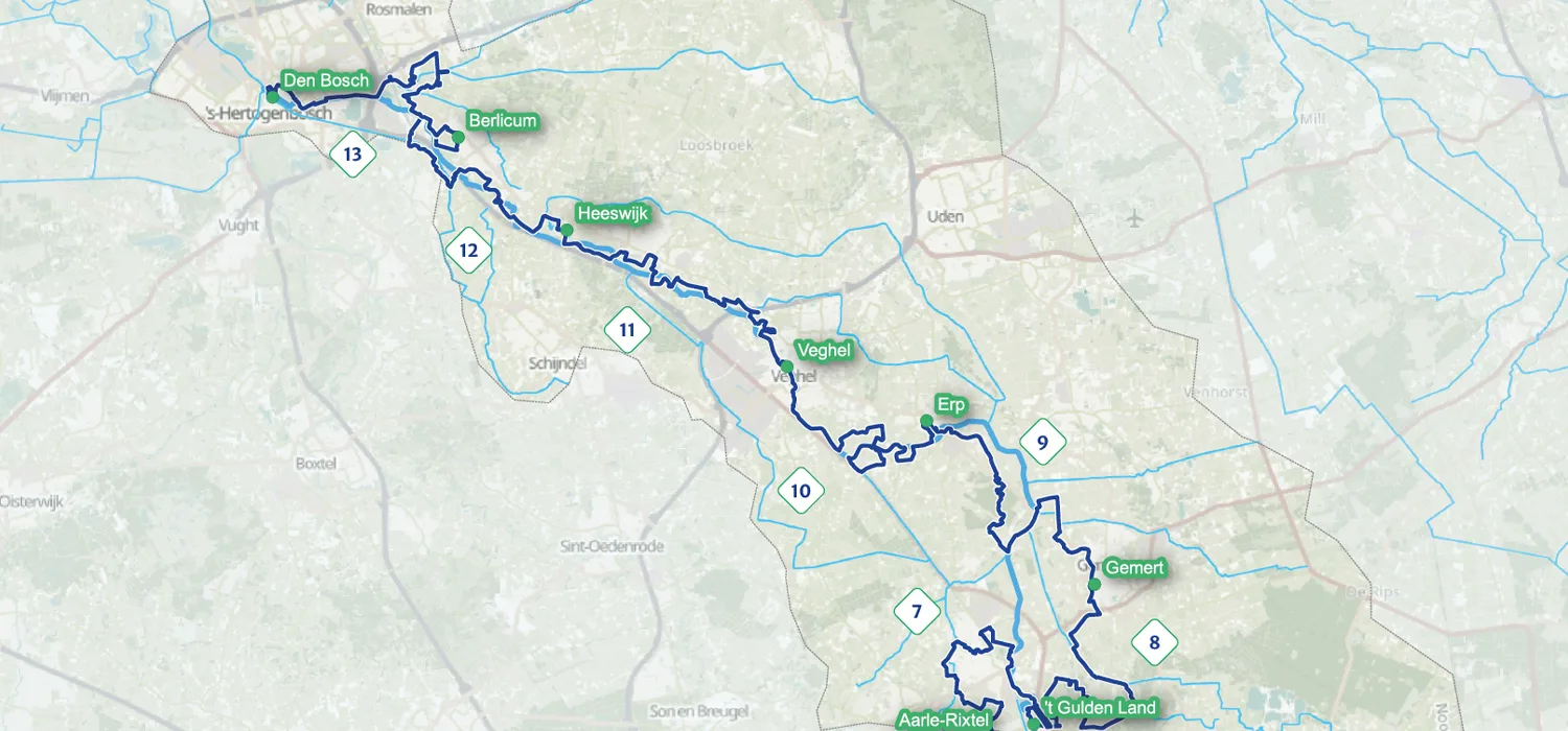 wandelen langs de Aa
